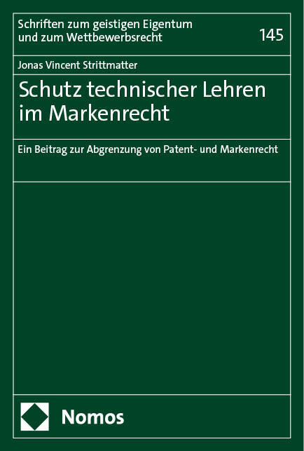 Schutz technischer Lehren im Markenrecht main product photo