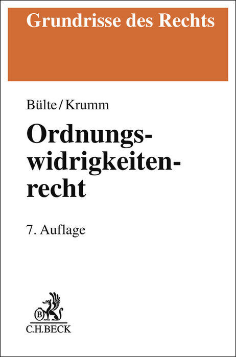 Ordnungswidrigkeitenrecht main product photo