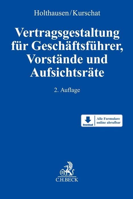 Vertragsgestaltung für Geschäftsführer, Vorstände und Aufsichtsräte main product photo