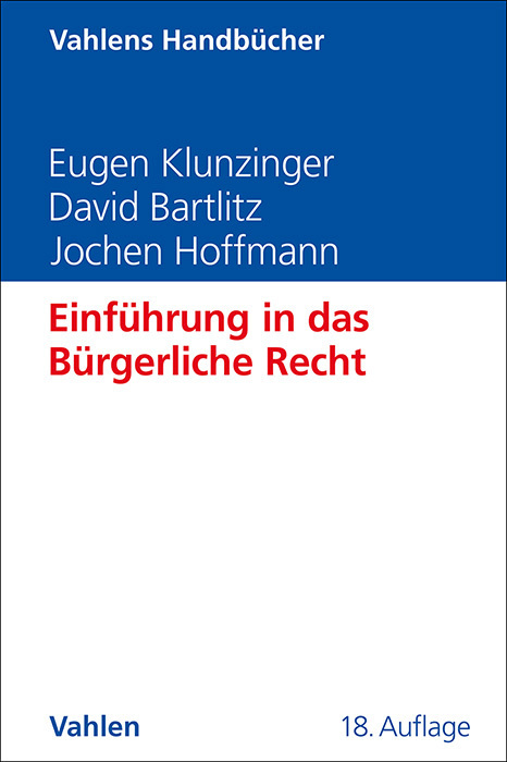 Einführung in das Bürgerliche Recht main product photo