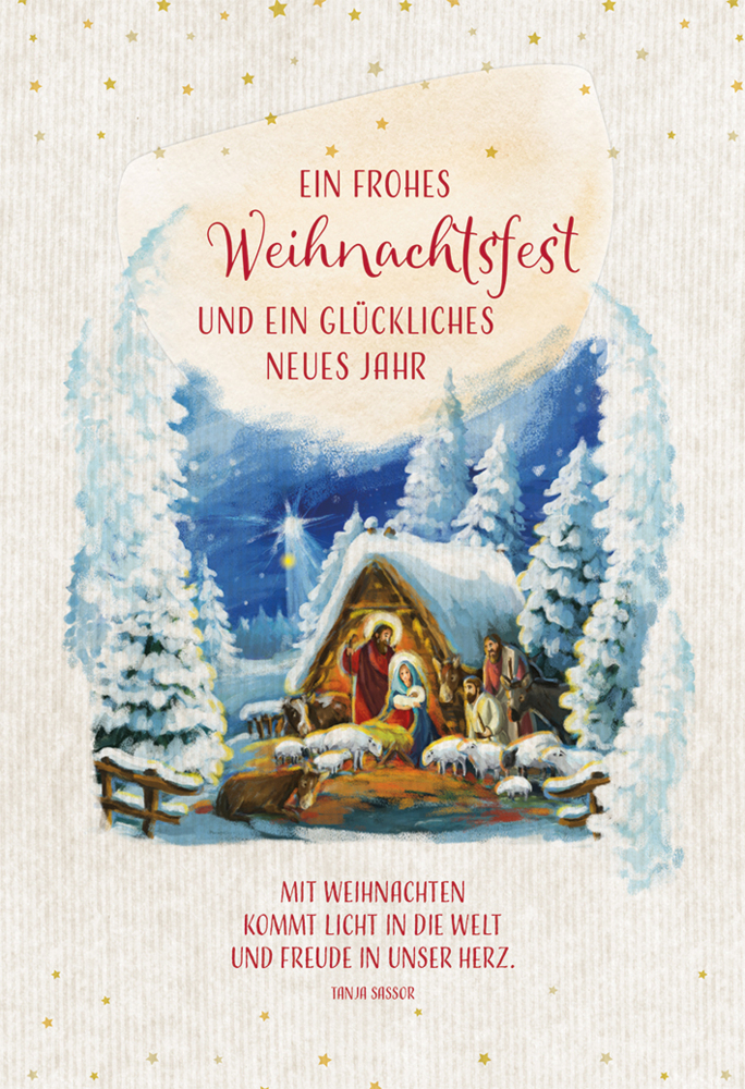 Ein frohes Weihnachtsfest und ein glückliches neues Jahr main product photo
