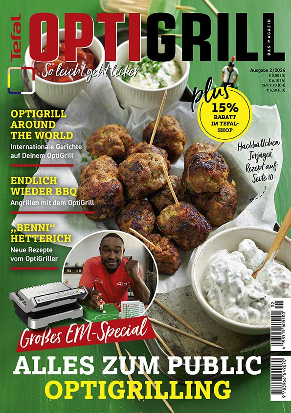 Tefal OptiGrill Magazin: So leicht geht lecker - Großes EM-Special main product photo