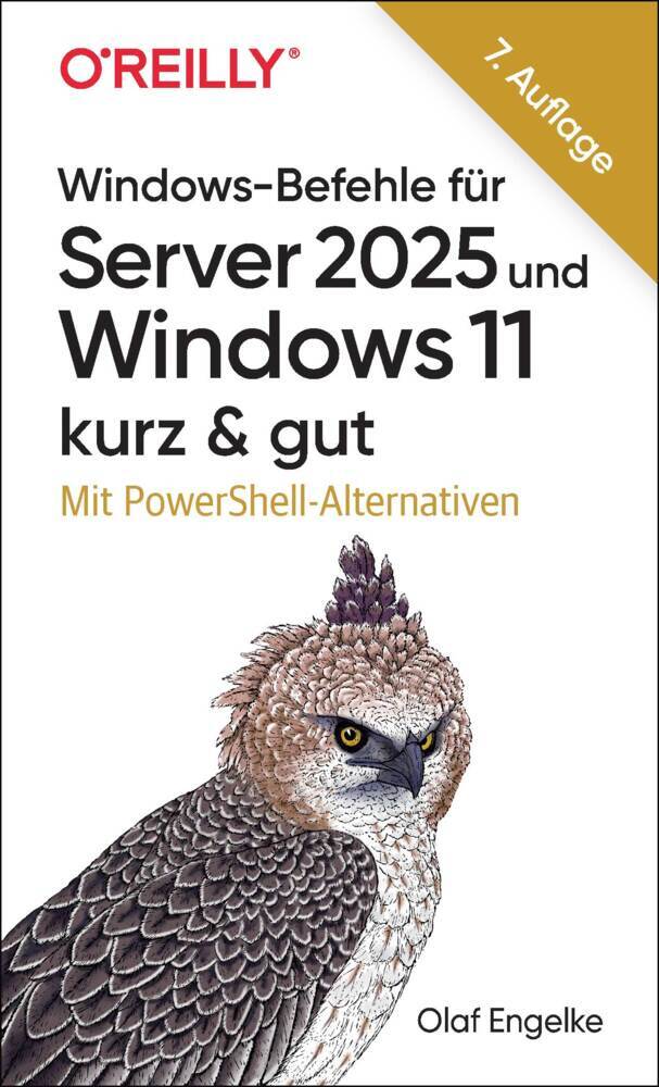 Windows-Befehle für Server 2025 und Windows 11 - kurz & gut main product photo