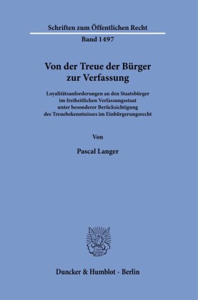 Von der Treue der Bürger zur Verfassung.