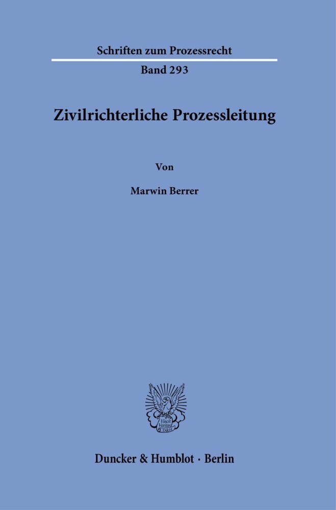 Zivilrichterliche Prozessleitung. main product photo