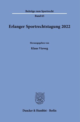 Erlanger Sportrechtstagung 2022.