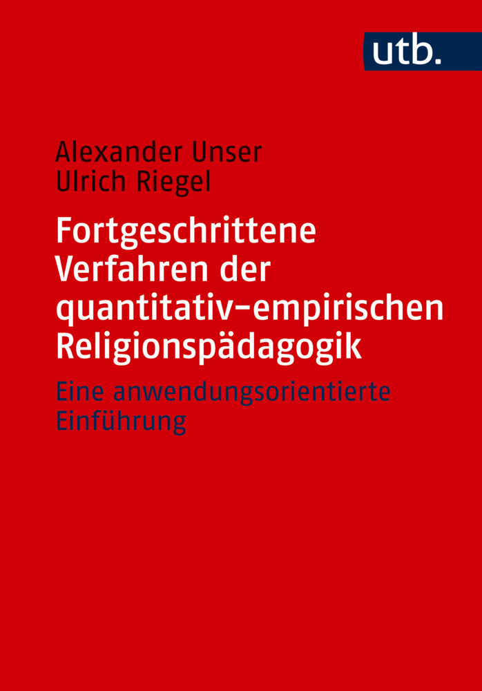 Fortgeschrittene Verfahren der quantitativ-empirischen Religionspädagogik main product photo