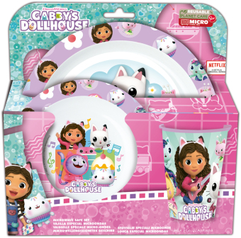 Gabbys Dollhouse 3tlg Frühstücksset