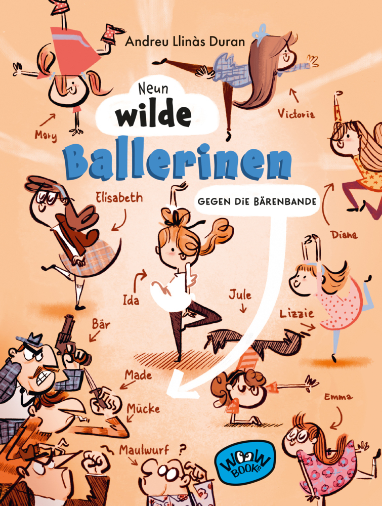 Neun wilde Ballerinen main product photo