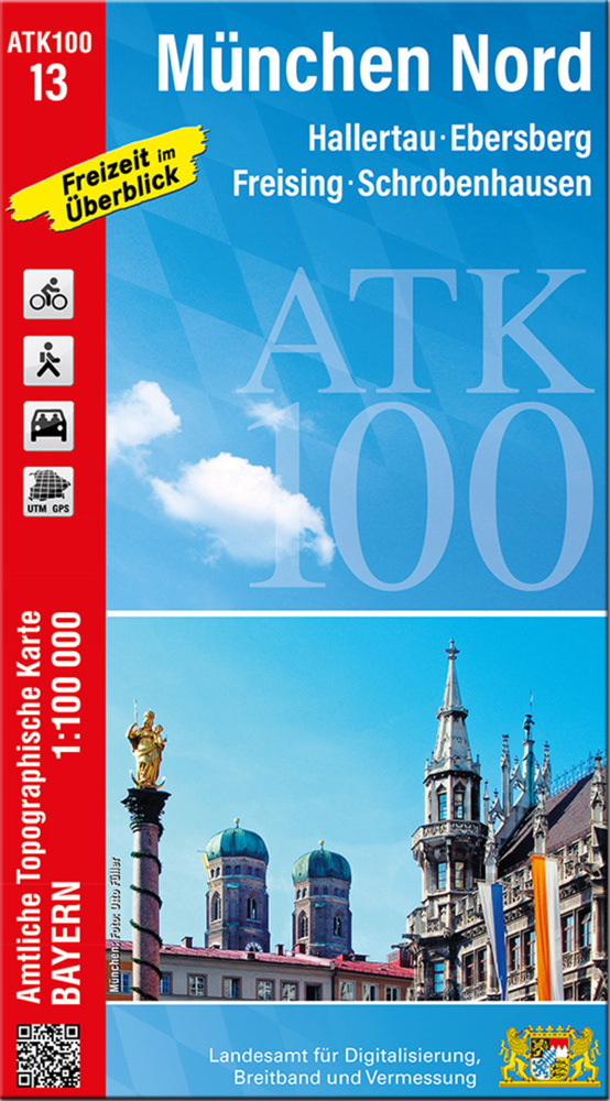 ATK100-13 München Nord (Amtliche Topographische Karte 1:100000) main product photo