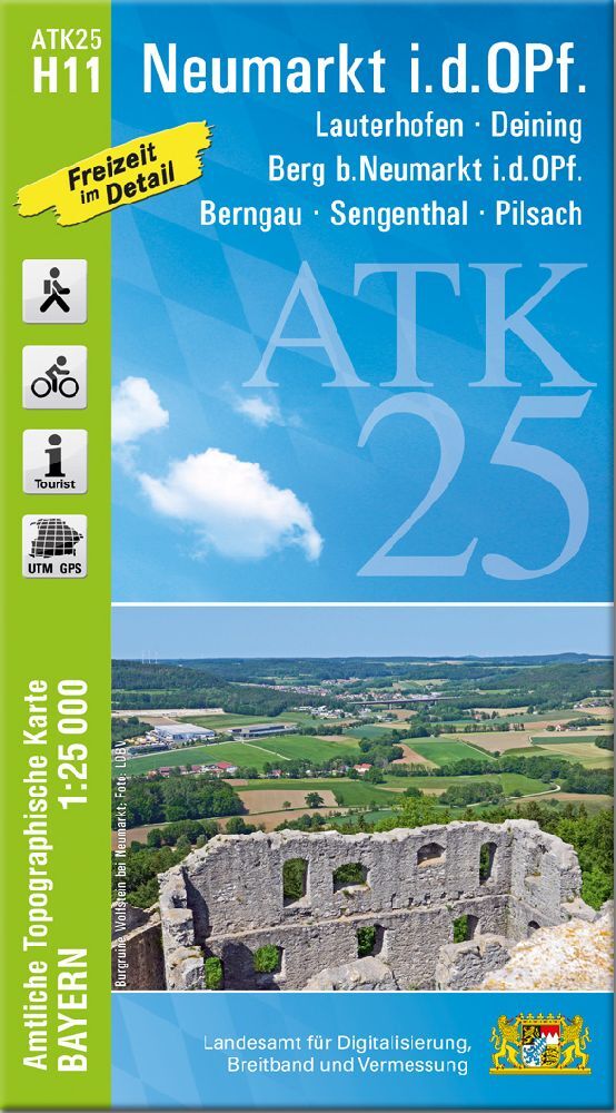 ATK25-H11 Neumarkt i.d.OPf. (Amtliche Topographische Karte 1:25000) main product photo