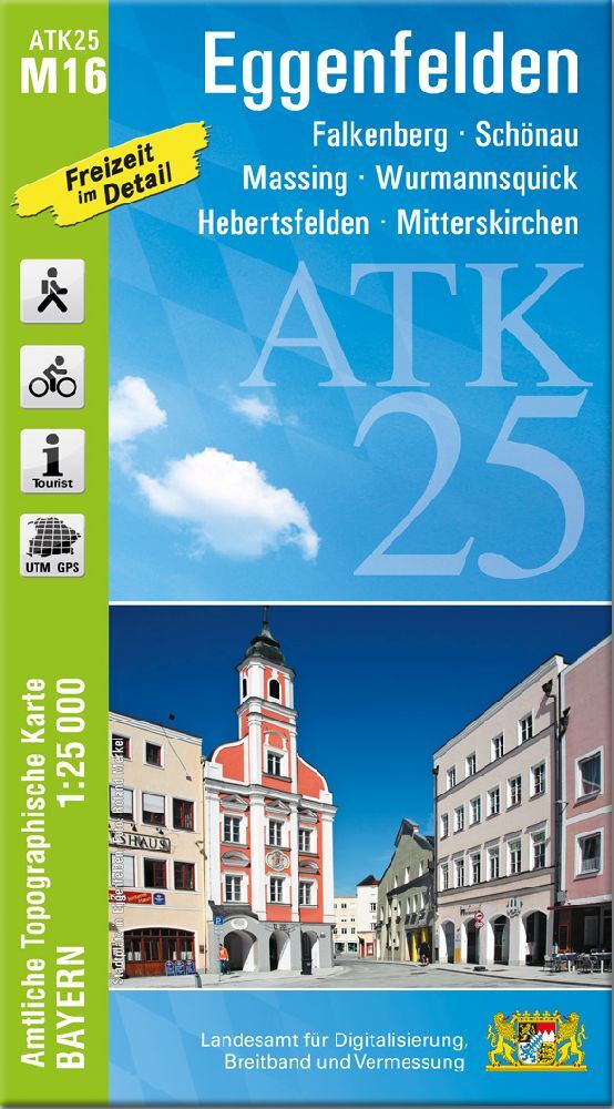 ATK25-M16 Eggenfelden (Amtliche Topographische Karte 1:25000) main product photo