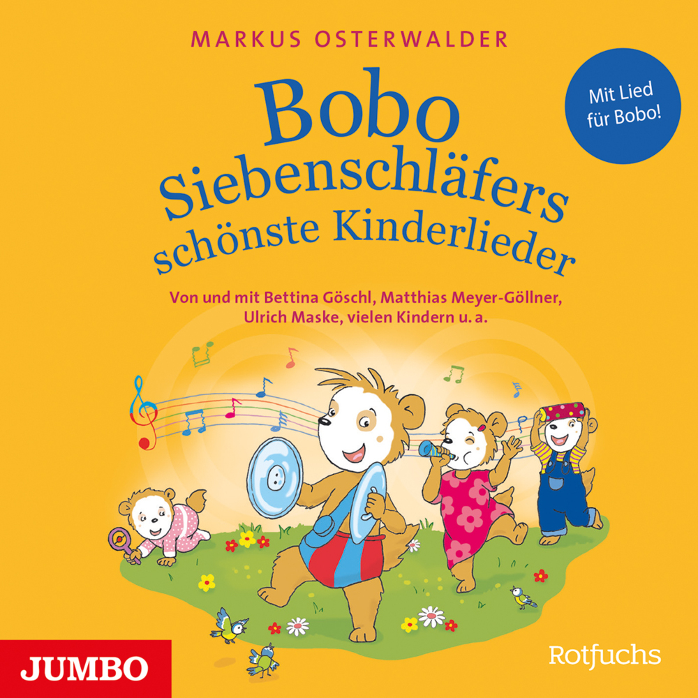 Bobo Siebenschläfers schönste Kinderlieder, 1 Audio-CD main product photo
