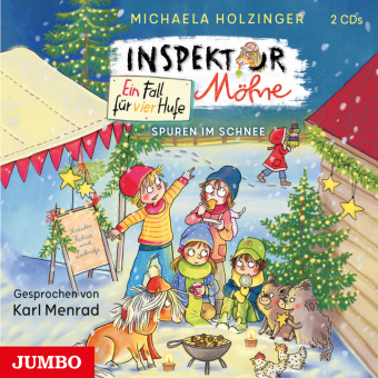 Inspektor Möhre. Ein Fall für vier Hufe. Spuren im Schnee,2 Audio-CD