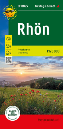 Rhön, Freizeitkarte 1:120.000, freytag & berndt