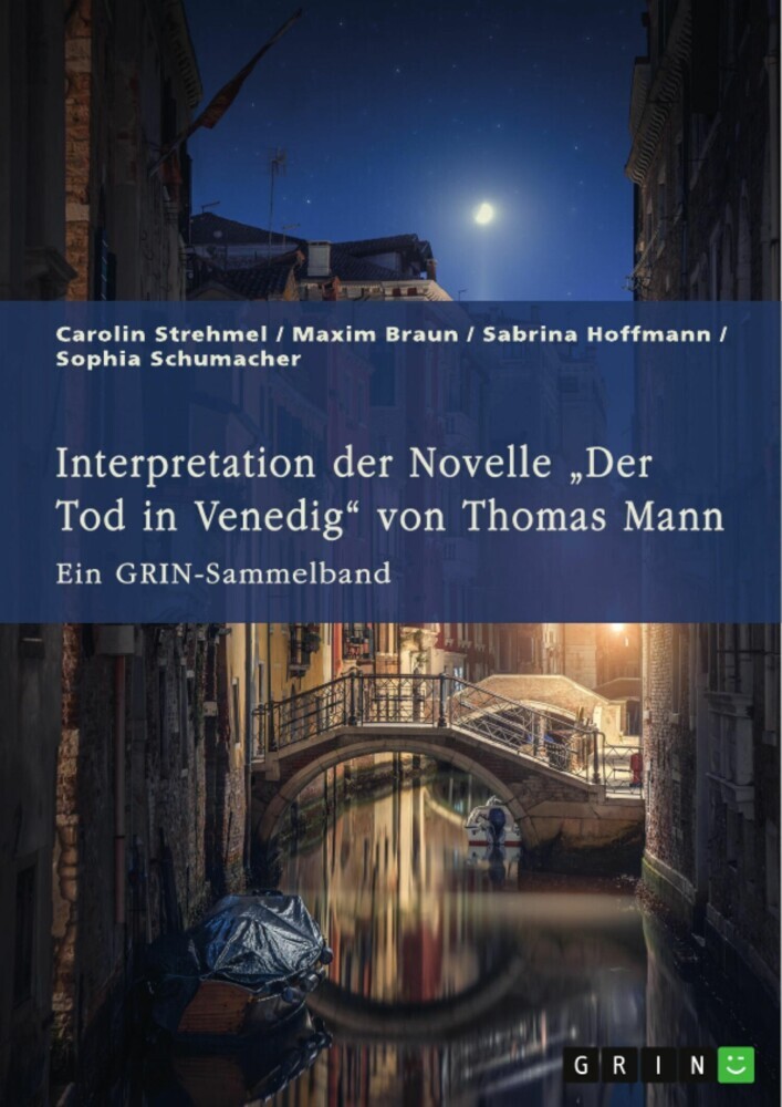 Interpretation der Novelle 'Der Tod in Venedig' von Thomas Mann. Verschiedene Ansätze main product photo