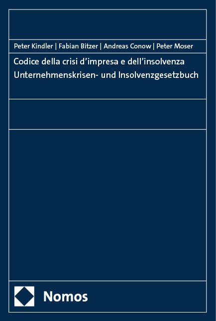 Codice della crisi d'impresa e dell'insolvenza | Unternehmenskrisen- und Insolvenzgesetzbuch main product photo