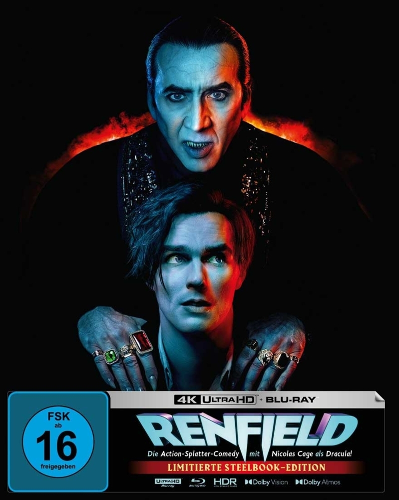 Renfield, 1 4K UHD-Blu-ray + 1 Blu-ray ( Limitierte Steelbook-Edition mit Fullslip) main product photo