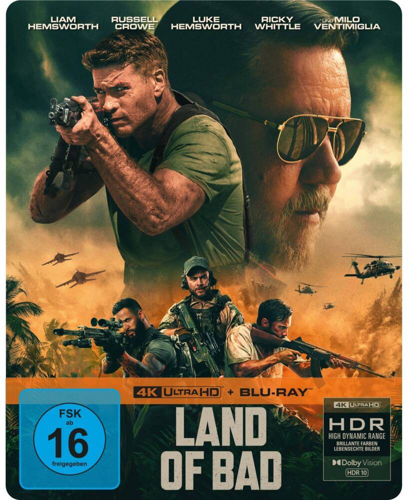 Land of Bad, 1 4K UHD-Blu-ray + 1 Blu-ray (Limited Steelbook) main product photo