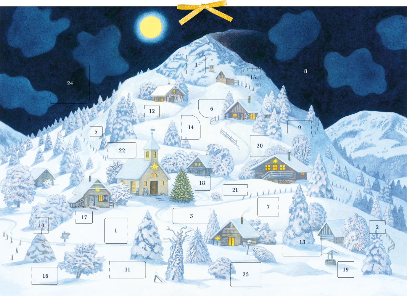 Weihnachten in den Bergen Adventskalender main product photo