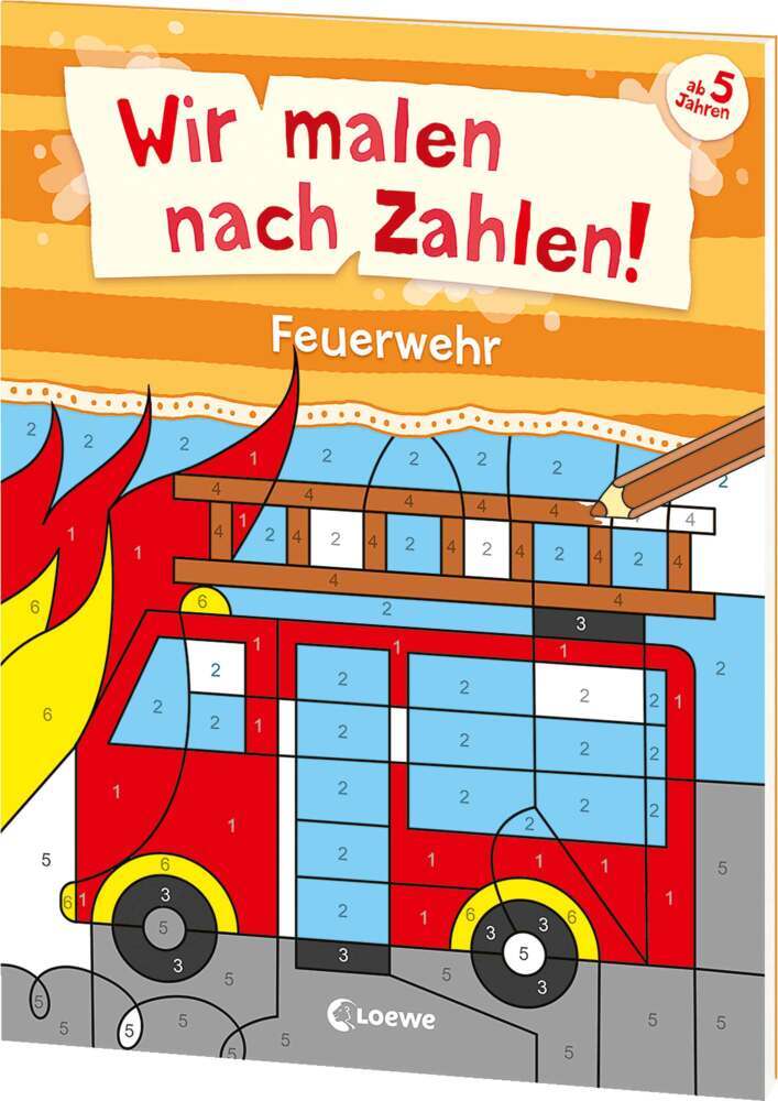 Wir malen nach Zahlen! - Feuerwehr main product photo