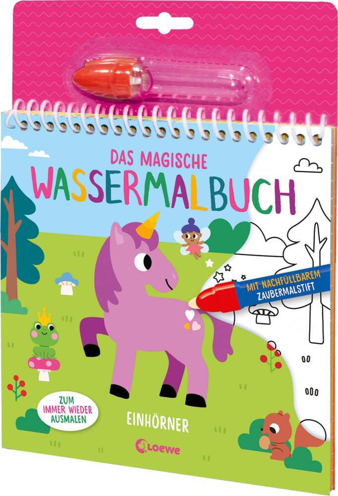 Das magische Wassermalbuch - Einhörner main product photo