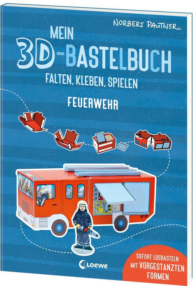 Mein 3D-Bastelbuch - Falten, kleben, spielen - Feuerwehr main product photo