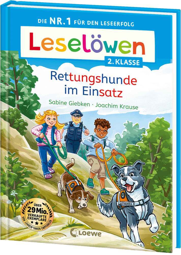 Leselöwen 2. Klasse - Rettungshunde im Einsatz main product photo
