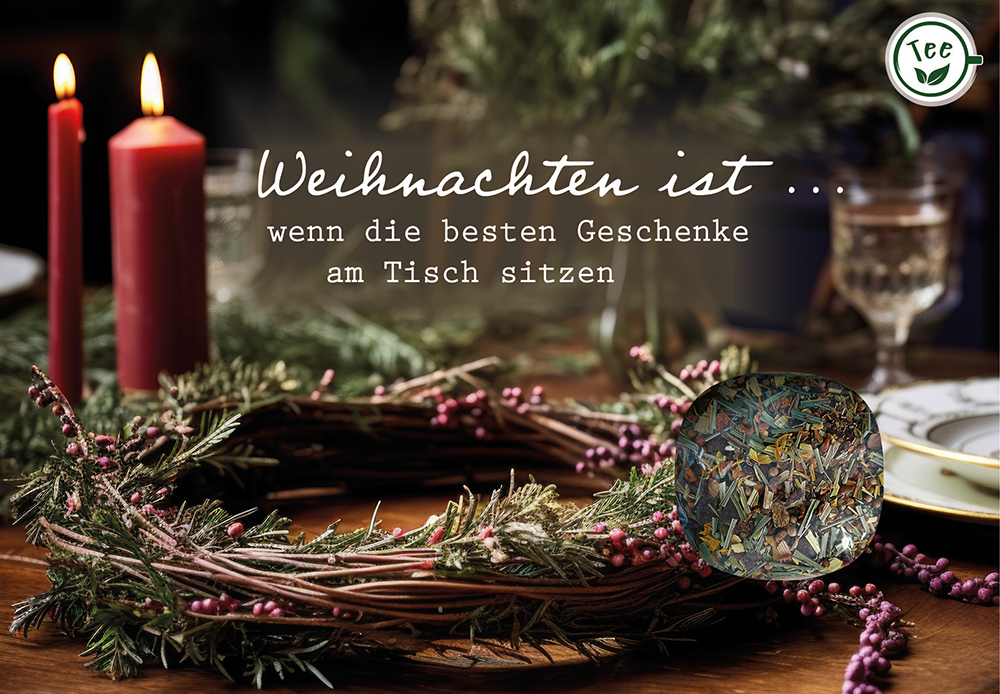 Weihnachten ist, wenn die besten Geschenke am Tisch sitzen main product photo