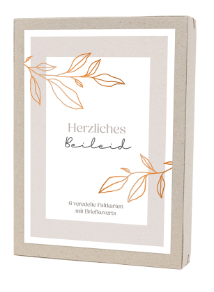 Kartenbox - Herzliches Beileid