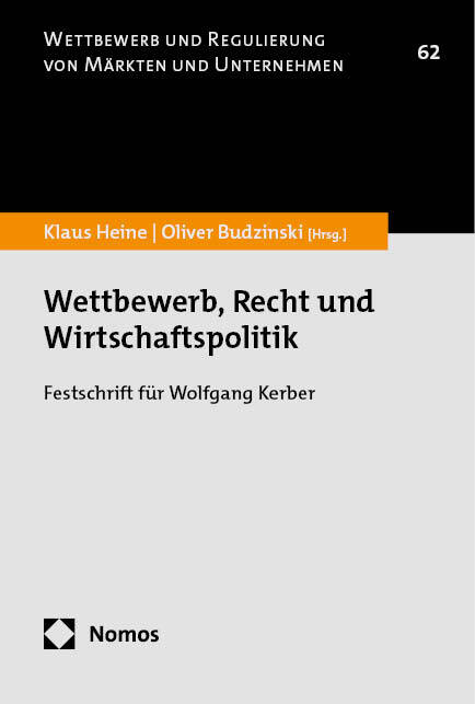Wettbewerb, Recht und Wirtschaftspolitik main product photo