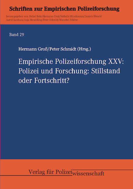 Empirische Polizeiforschung XXV: main product photo