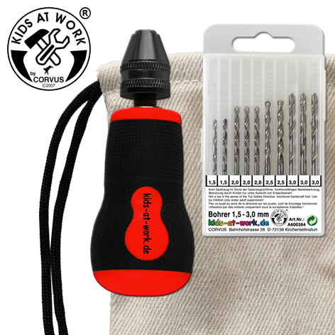 Handbohrer kurz mit Bohrern main product photo