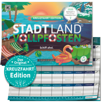 DENKRIESEN - STADT LAND VOLLPFOSTEN® - KREUZFAHRT EDITION - "Schiff ahoi!" - A4