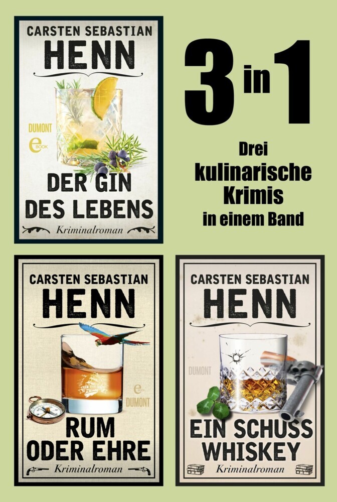 Der Gin des Lebens, Rum oder Ehre & Ein Schuss Whiskey - 3in1 main product photo