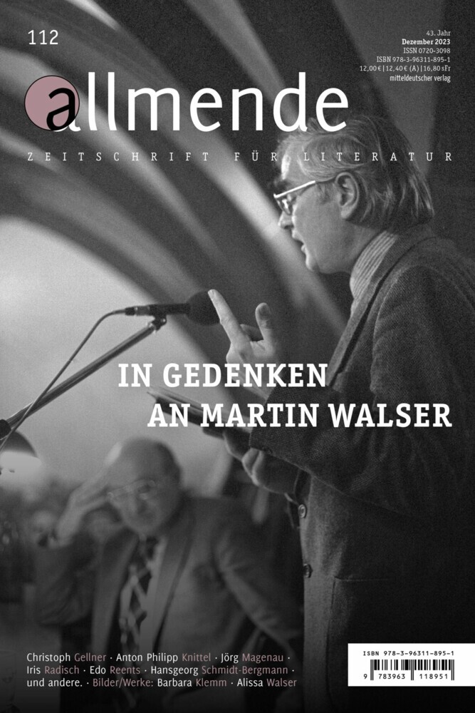 Allmende 112 - Zeitschrift für Literatur main product photo