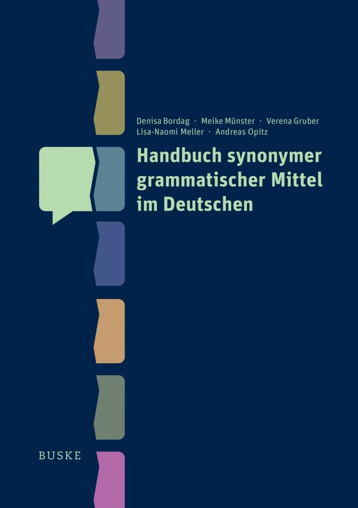 Handbuch synonymer grammatischer Mittel im Deutschen main product photo