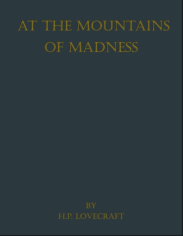 At the mountains of madness main product photo