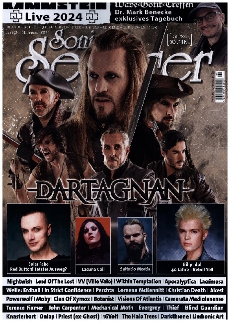 Sonic Seducer 06/2024 + Titelstory d'Artagnan main product photo