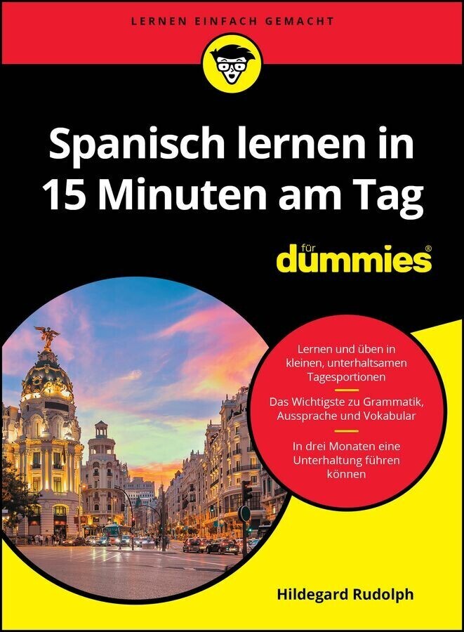 Spanisch lernen in 15 Minuten am Tag für Dummies main product photo