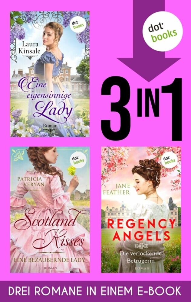 Eine eigensinnige Lady, Scotland Kisses 1 & Regency Angels 3 main product photo