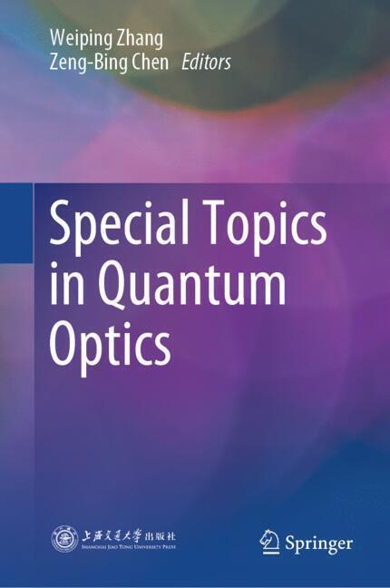 Special Topics in Quantum Optics main product photo