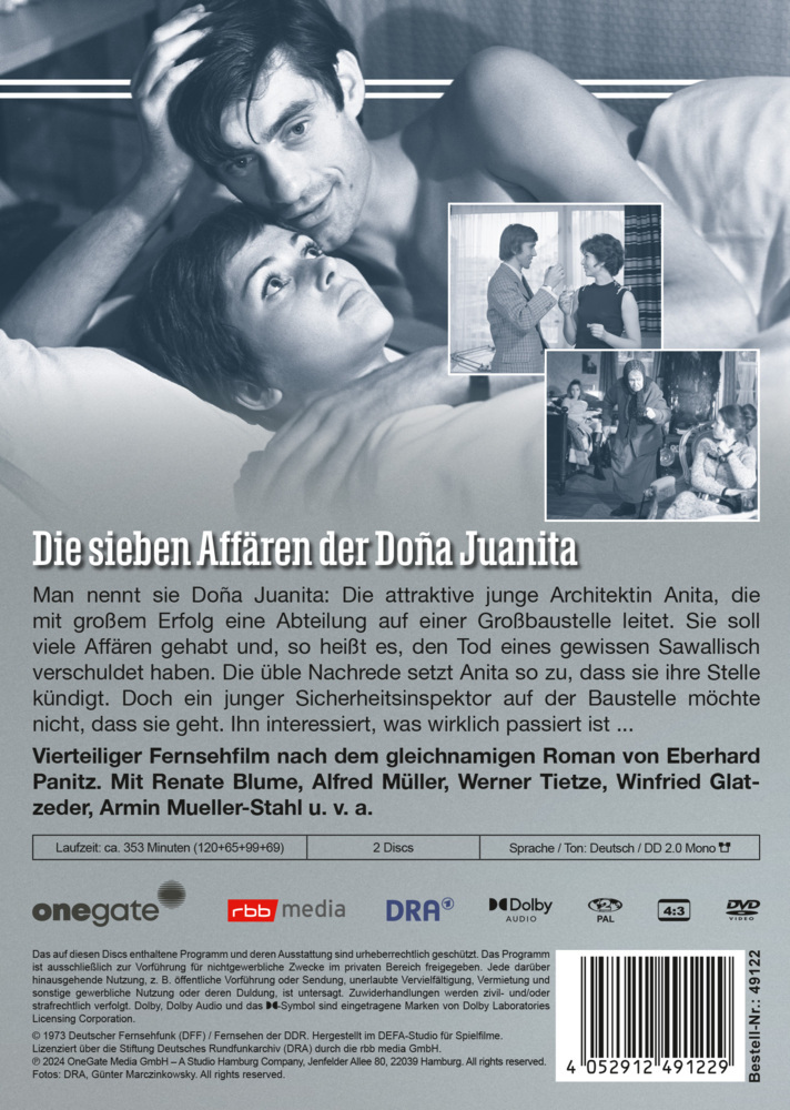 Die sieben Affären der Dona Juanita, 2 DVD main product photo