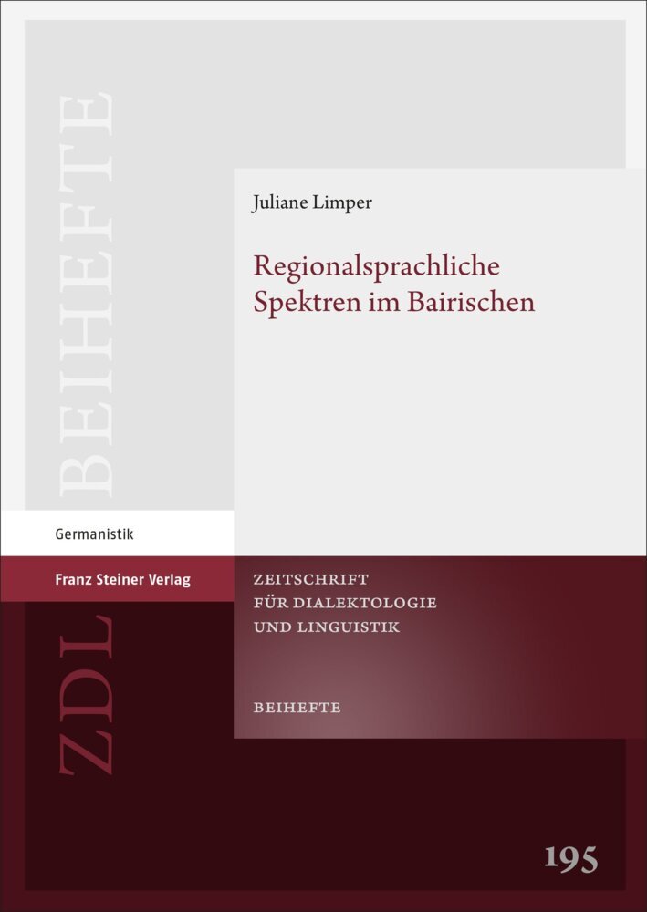 Regionalsprachliche Spektren im Bairischen main product photo