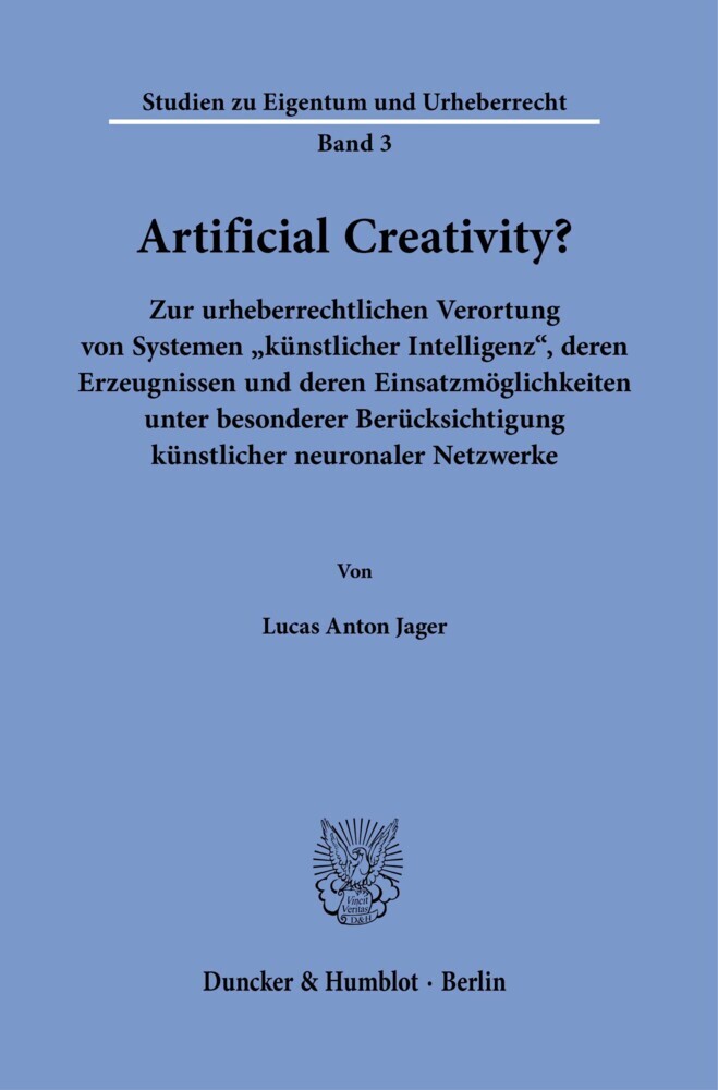 Artificial Creativity? main product photo