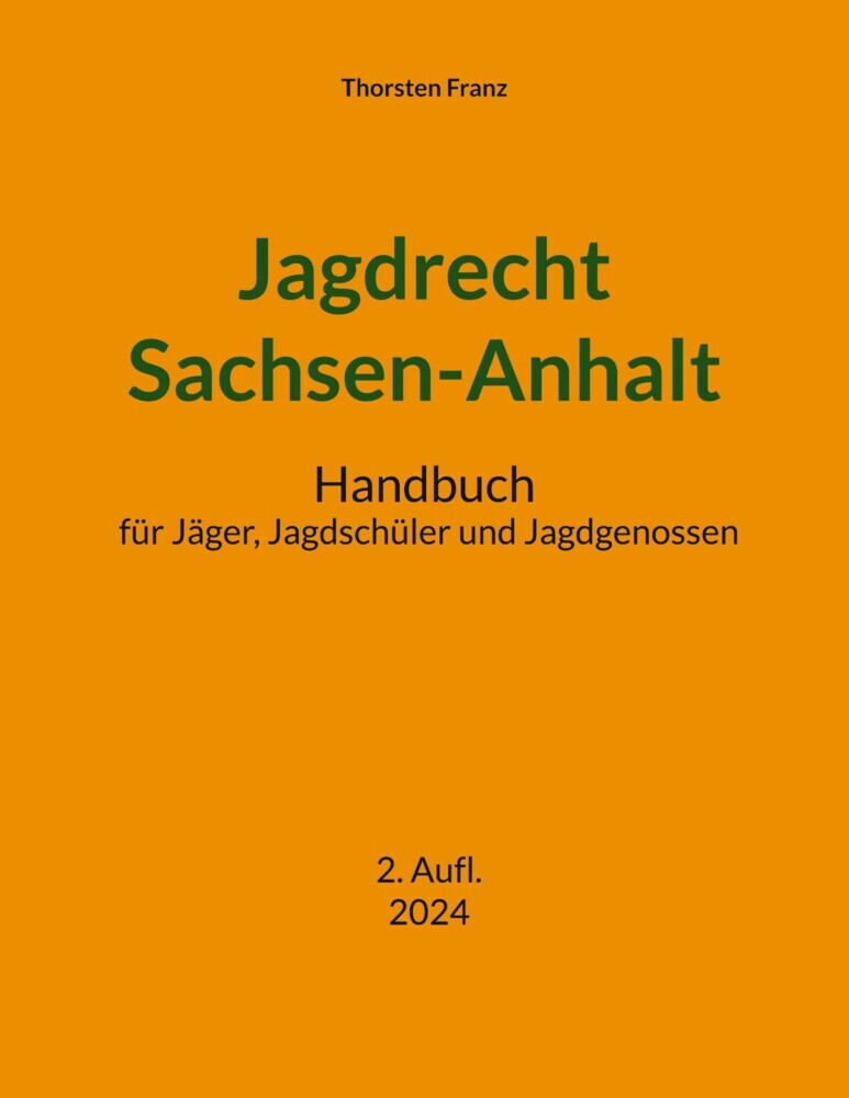 Jagdrecht Sachsen-Anhalt main product photo