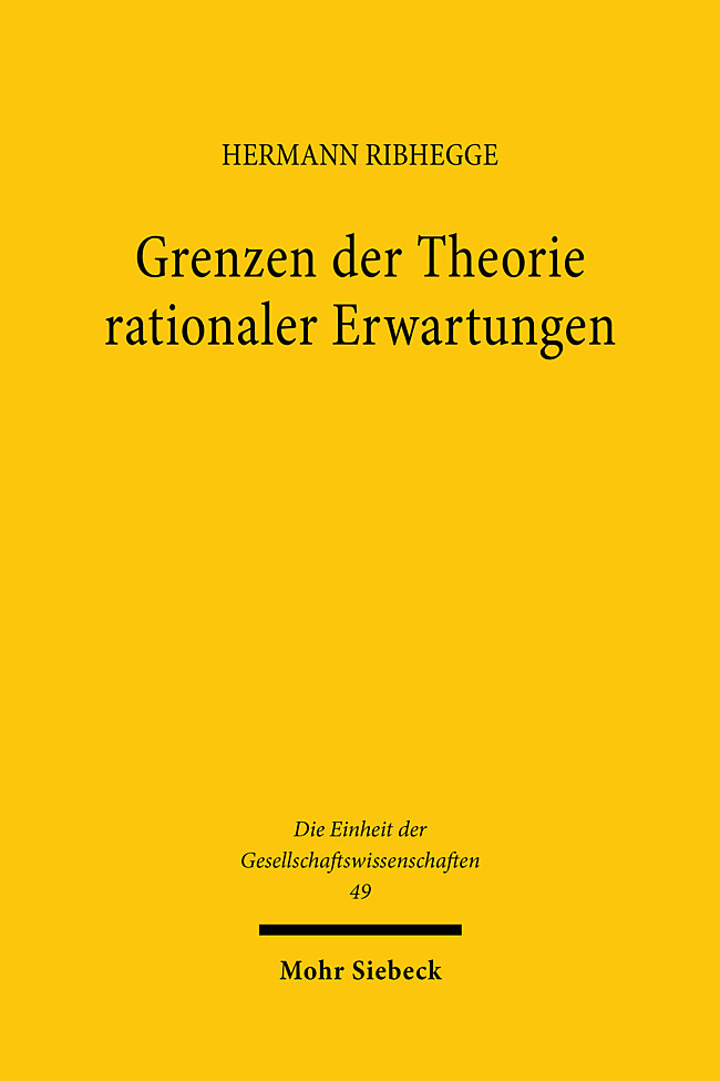 Grenzen der Theorie rationaler Erwartungen main product photo