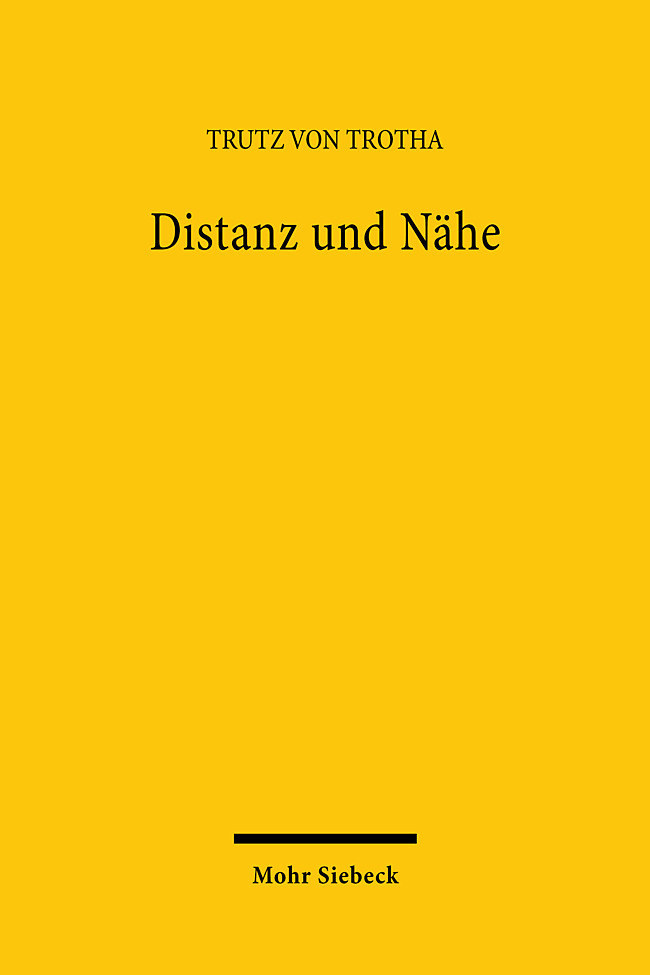 Distanz und Nähe main product photo