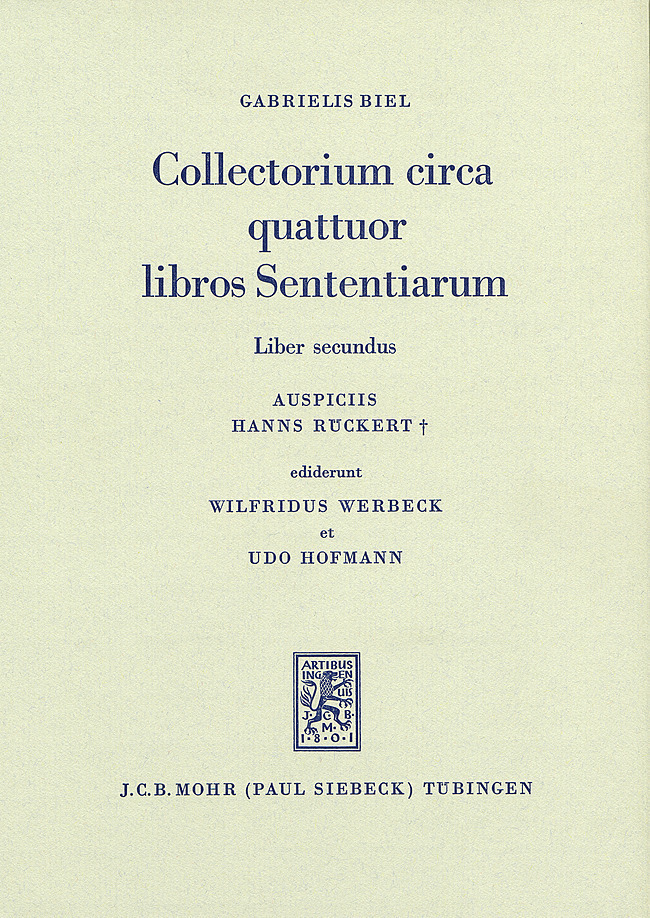 Collectorium circa quattuor libros Sententiarium main product photo