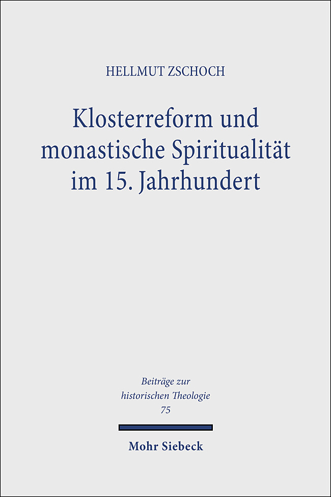 Klosterreform und monastische Spiritualität im 15. Jahrhundert main product photo